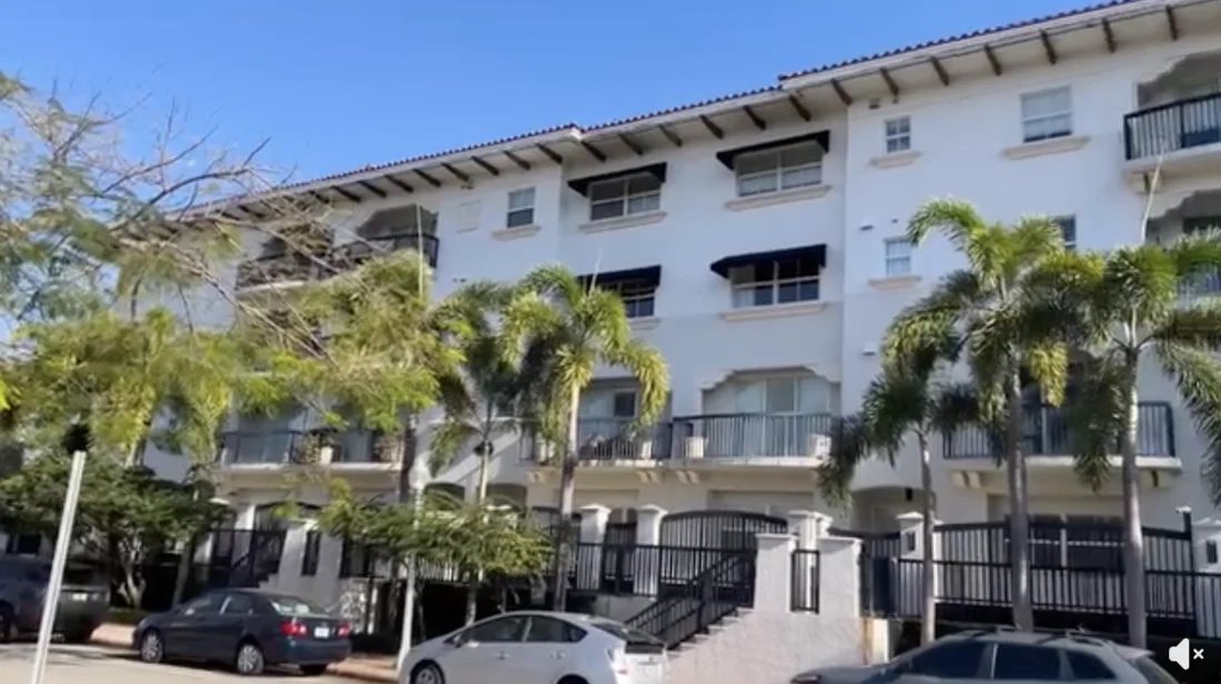 Exterior of the Coral Gables property featured in the cleaning project post