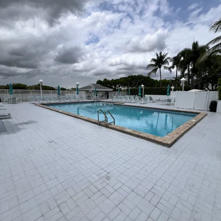 Wider view of the Country Walk pool and surrounding deck